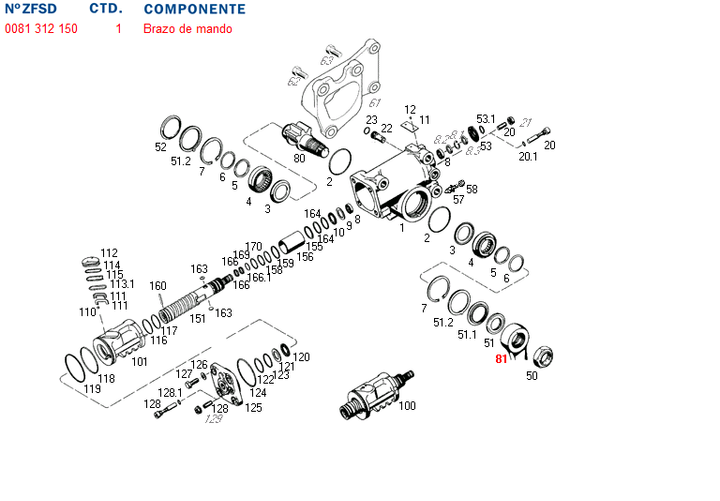 Brazo pitman - Imagen principal