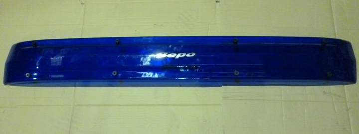 Lamina visera policarbonato azul 1700x210 mm mb.- vw - Imagen principal