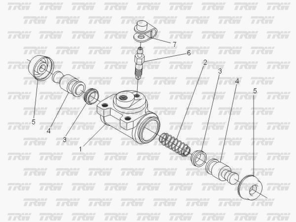 Cilindro freno tras. 17, 78 mm i/d - Imagen principal