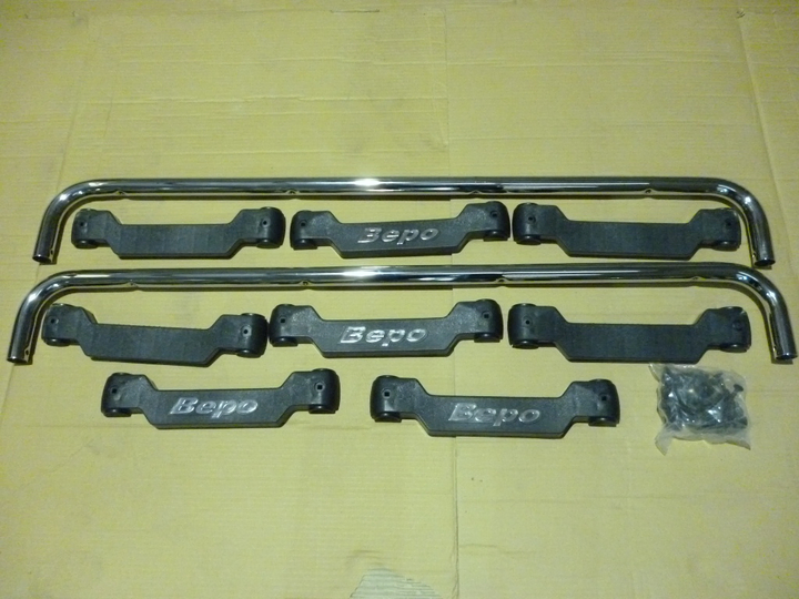 Escalera trasera cromada 1200 mm 4 escalones - Imagen principal