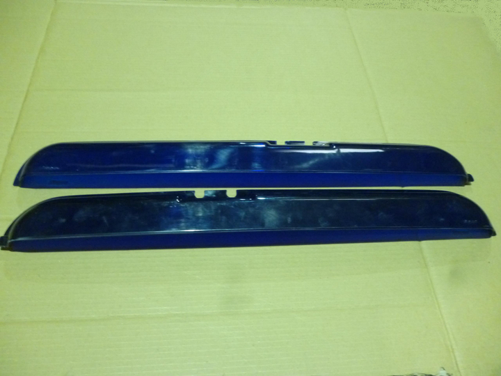 Gotero puerta (jgo) policarbonato azul c/estirante - Imagen principal