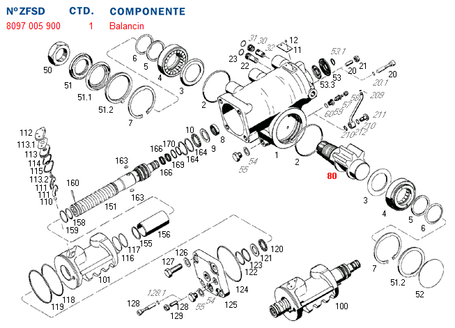 Eje sector caja direc - Imagen principal