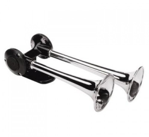 Bocina a aire polar dupla cromada - Imagen principal