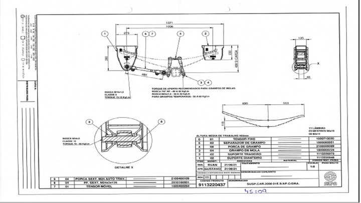 Kit suspension estampada1eje 2000randon s/apoyo(viscazo) cuadrado - Vista 2