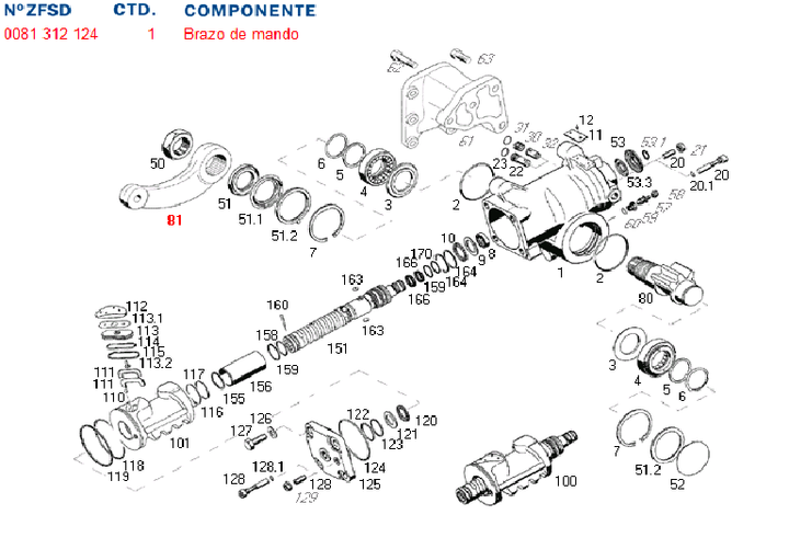 Brazo pitman - Imagen principal