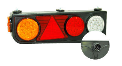 Faro trasero c/led 24v c/conec aspock der - Imagen principal