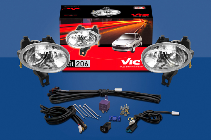 Faro aux/caminero kit pata corta standard i/d - Imagen principal