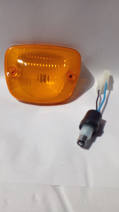 Faro lateral ambar con portalampara chato i/d - Imagen principal