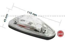 Faro lateral rojo led 24v i/d - Imagen principal