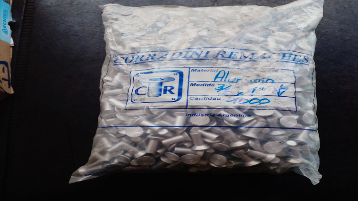Remache millar macizo cab fres alum 3/8 x 1 - Imagen principal