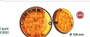Faro trasero ambar 10 led 12v 125mm i/d - Imagen principal