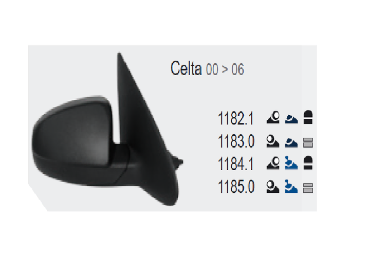 Espejo c/control revatible der - Imagen principal