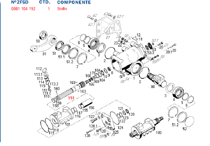 Sin fin caja direccion 8097 - Imagen principal