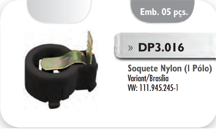 Portalampara nylon 1 polo - Imagen principal