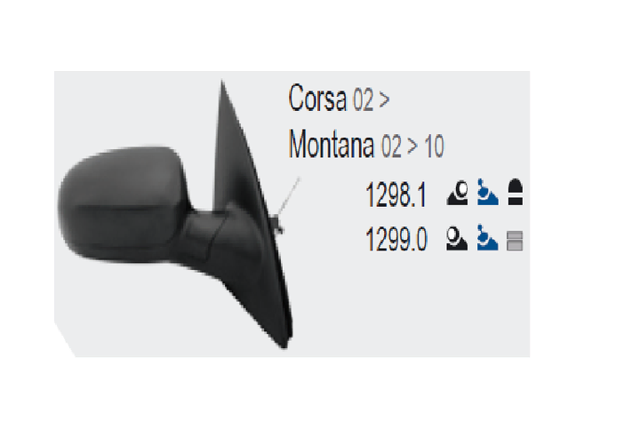 Espejo con control izq - Imagen principal