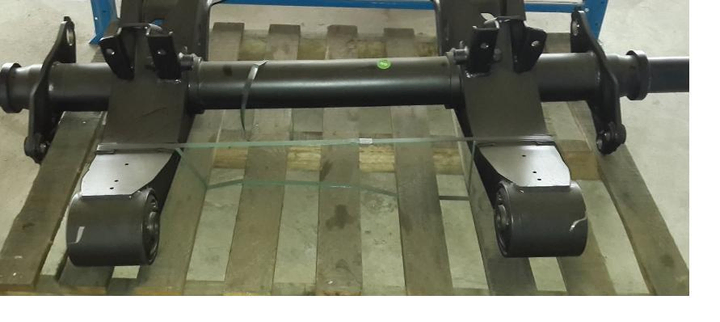 Eje (viga) c/brazos air super (1926-2218 mm) espesor 16mm prival - Imagen principal