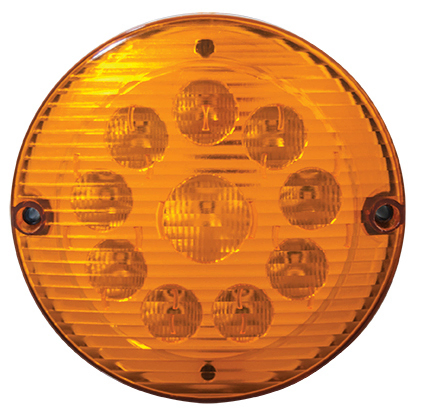 Faro trasero cristal redondo led 24v 155mm i/d - Vista 2