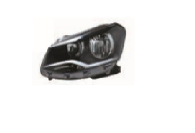 Semioptica biparabola fondo negro (lamp h1 y h7) izq - Imagen principal