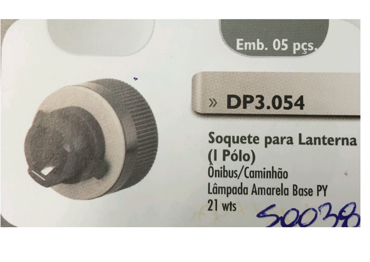 Portalampara señalero 1 polo de patas corridas ómnibus y camiones - Imagen principal