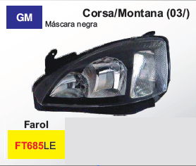 Semioptica máscara negra izq - Imagen principal