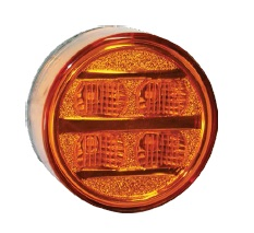 Faro led ambar bivolt i/d - Imagen principal