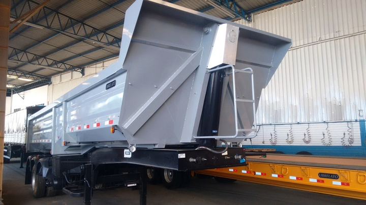 Semirremolque volcadora rebajada 3 ejes 23m3 alumino abs (d.d.f) - Imagen principal