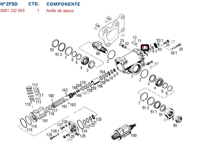 Anillo de apoyo cdh - Imagen principal