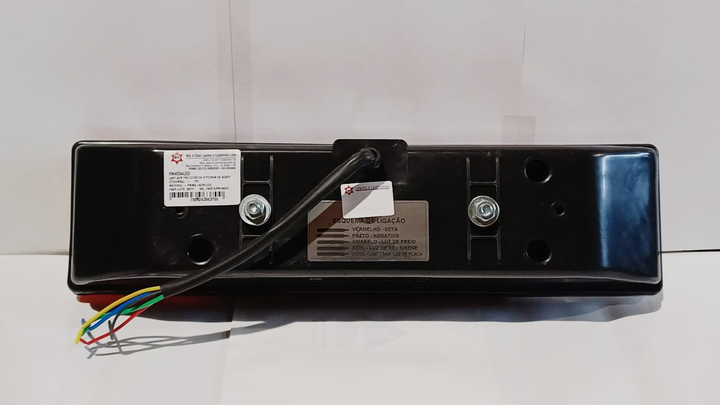 Faro trasero tricolor led acanalado 24v der - Vista 2