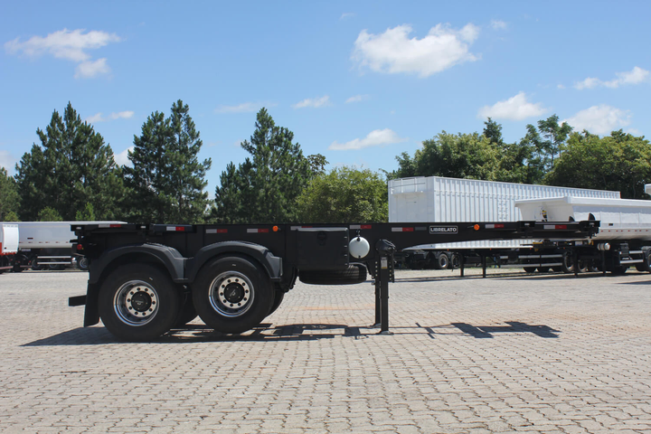 Semirremolque porta contenedor 2e 7.120 sus.mec 8 pinos 20" df - Imagen principal