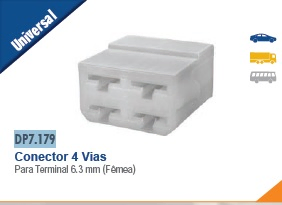 Cubre terminal 4 vias (hembra) i/d - Imagen principal