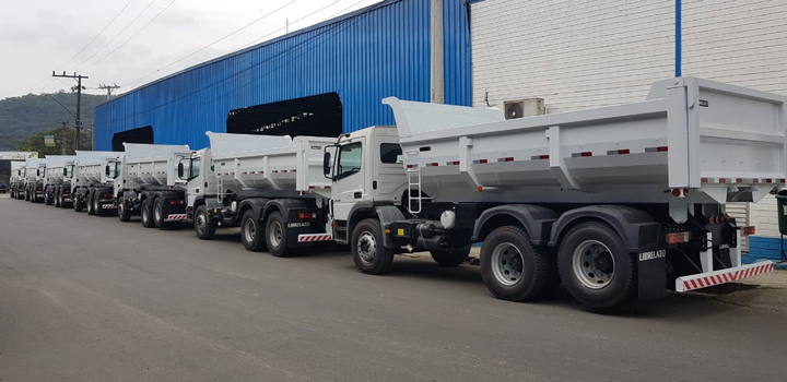 Caja volcadora sobre chasis camion 10m3 hardox int.maldonad.d.ext - Imagen principal