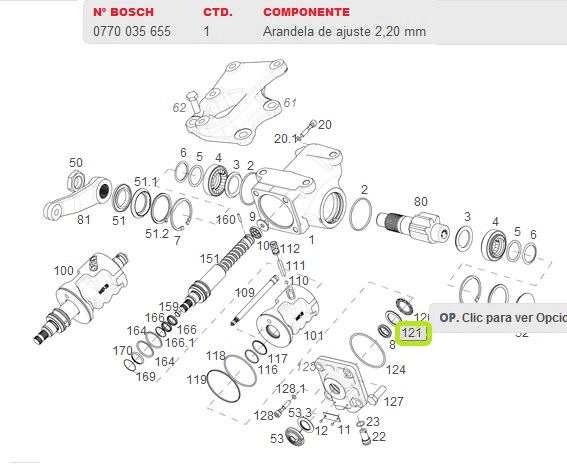 Arandela cd de ajuste 2.20mm - Imagen principal