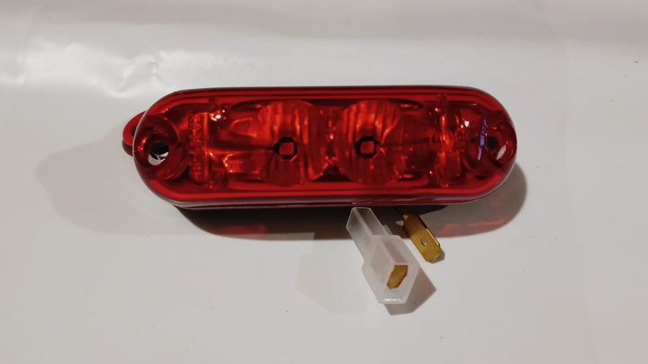 Faro delimitador rojo bivolt led i/d - Imagen principal