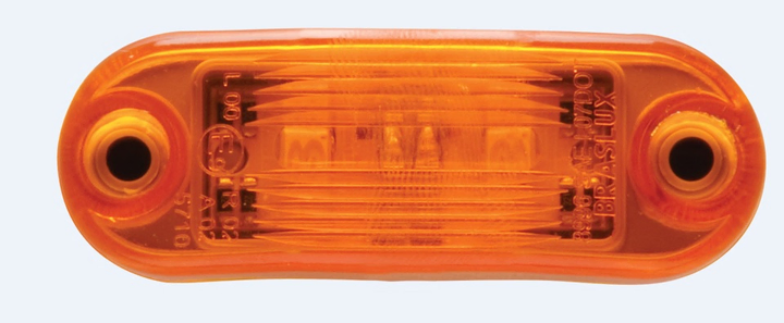 Faro delimitador ambar led bivolt base embutir i/d - Imagen principal