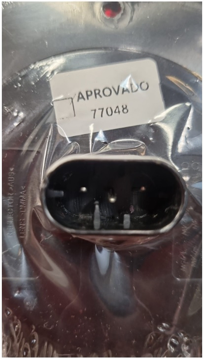 Faro trasero rojo led bivolt 125mm i/d - Vista 3