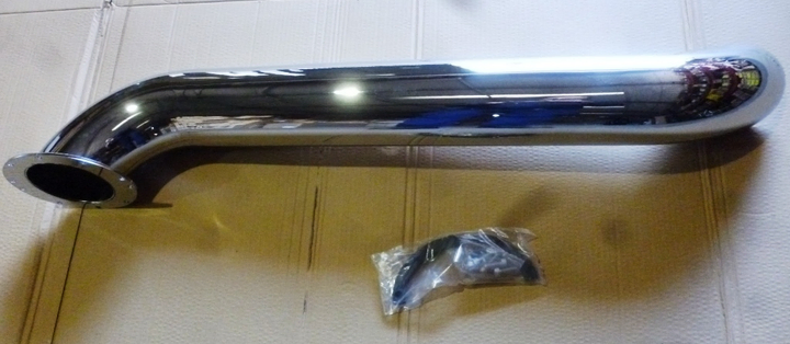 Colita escape 5" cromada - Imagen principal