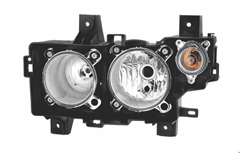 Semioptica h7/h1 con porta y pisca der - Imagen principal