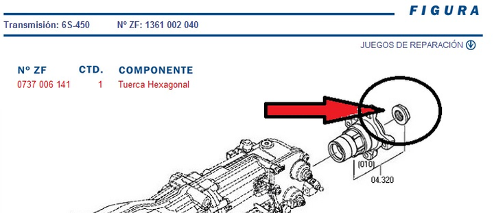Tuerca hexagonal - Imagen principal