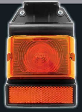 Faro lateral rect. sop flexible c/ojo gato ambar i/d - Vista 2