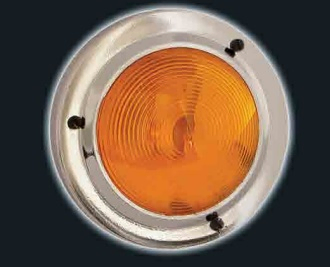 Faro estribo azul c/aro metal i/d - Imagen principal