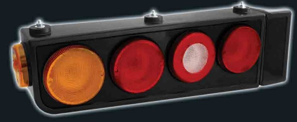 Faro trasero mod. 4focos+lat.24v transp. t/randon izq - Imagen principal