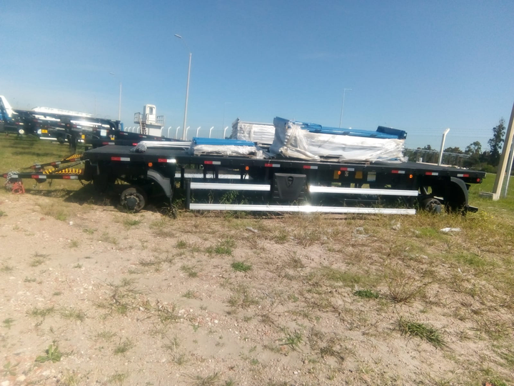 Remolque con barandas 8300 mm 1+1e neu ebs-balanza - Imagen principal