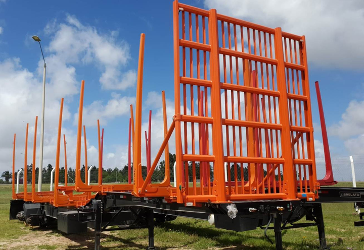 Semi forestal 15150 mm 3e neu freno a disco ebs-balanza - Imagen principal