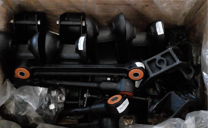 Kit suspension estampada 2ejes juntos redondo randon2000 c/apoyo - Imagen principal