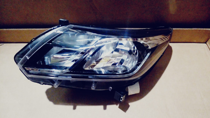 Semioptica electrica cromado con led izq - Vista 2