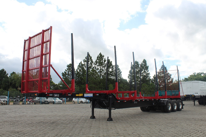 Semi forestal 15150 mm 3e neu freno a disco ebs-balanza - Imagen principal