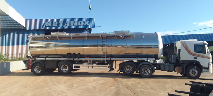 Semi cisterna 37m3 2b isoterm inox 304l 1+1 susp.neu abs p/comb - Imagen principal