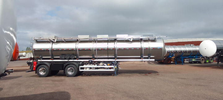Semi cisterna 37m3 5b heteroter inox304l 1+1 susp.neu abs p/comb - Imagen principal