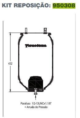 Vejiga susp.(completa) 1t15m-6 trasera - Vista 3
