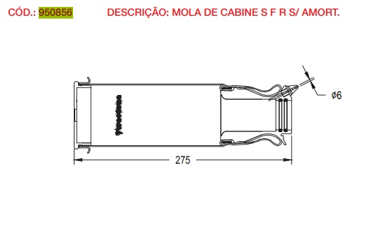 Vejiga susp.(completa) sin amortiguador cabina - Vista 3